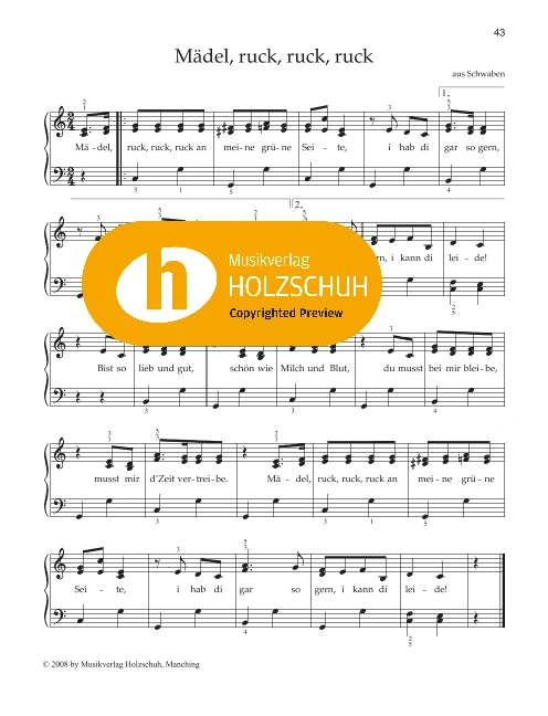 Mädel, ruck, ruck, ruck